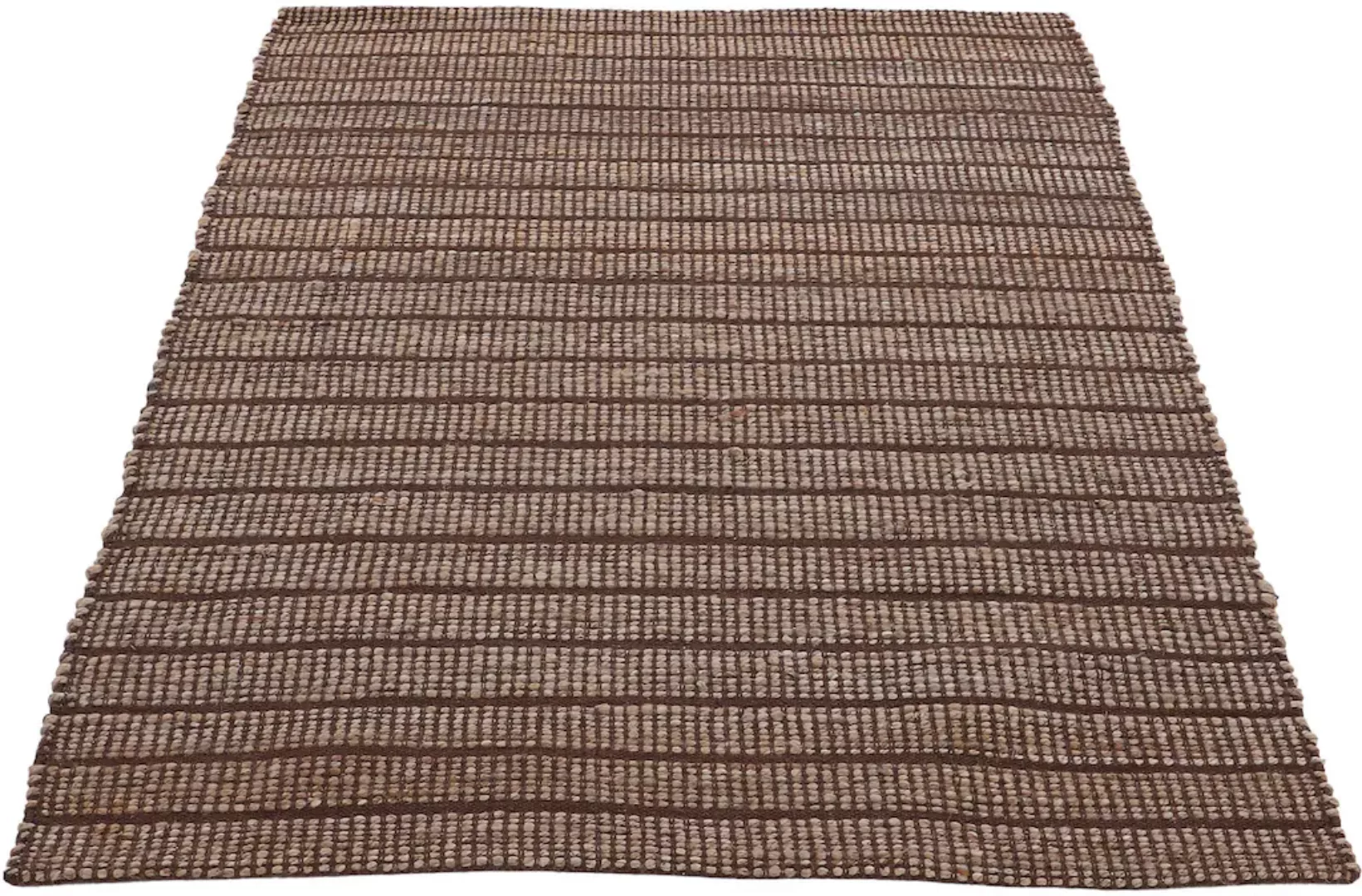 carpetfine Teppich »Lara«, rechteckig, Wendeteppich aus Jute/Baumwolle, Woh günstig online kaufen