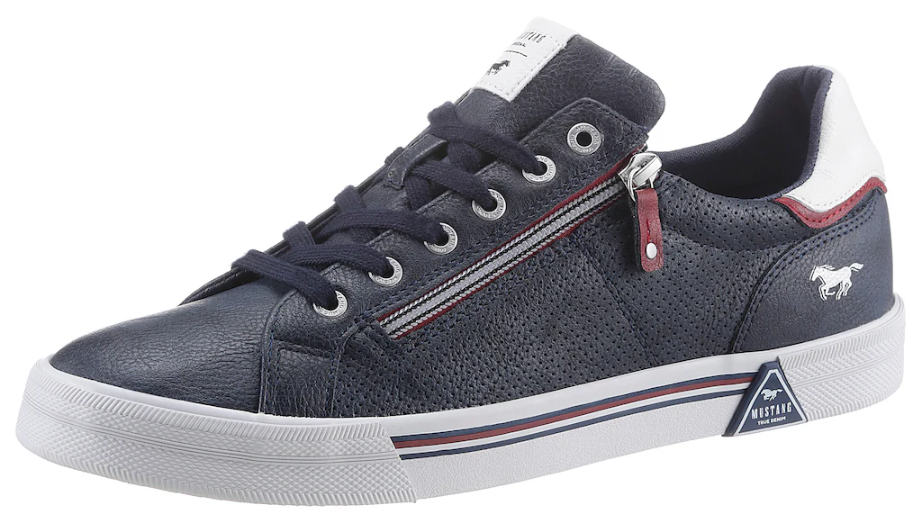 Mustang Shoes Sneaker, mit Reißverschluss an der Seite, Freizeitschuh, Halb günstig online kaufen