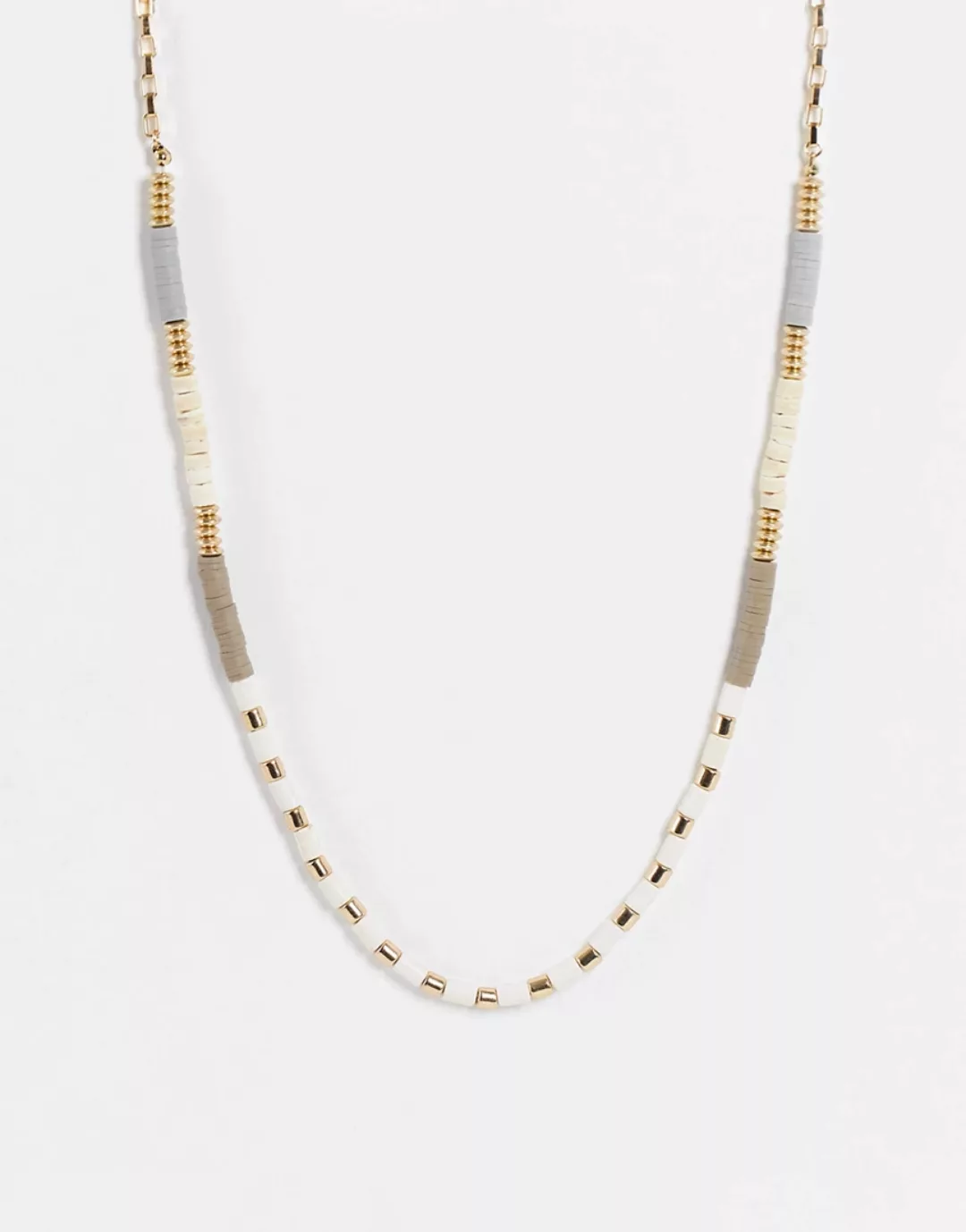 DesignB – Halskette in Gold mit verschiedenen Natursteinen-Goldfarben günstig online kaufen