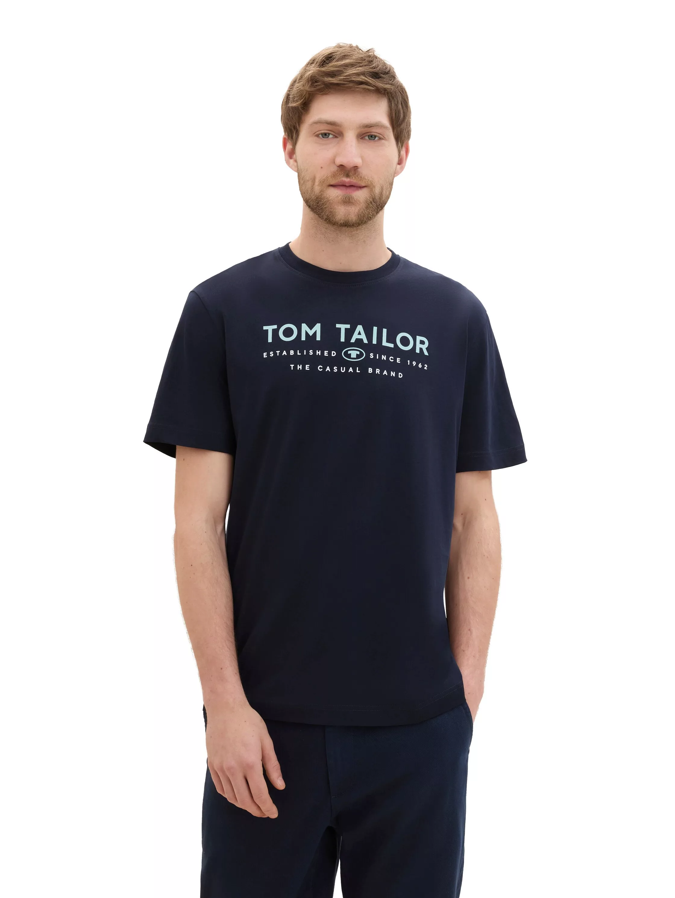 TOM TAILOR Print-Shirt mit Logo Print günstig online kaufen