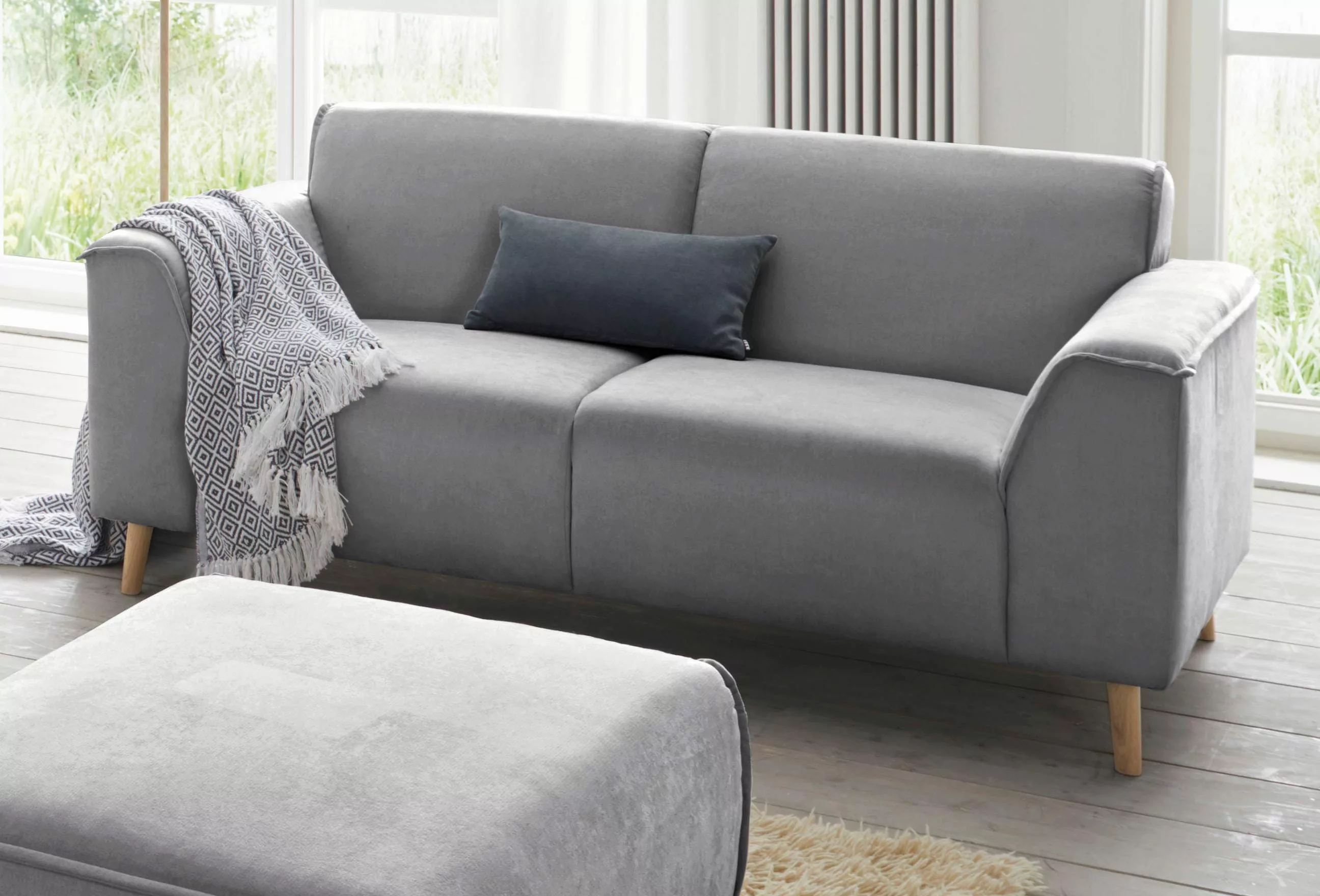 andas 2-Sitzer "Janek Scandic Design, elegant und zeitlos", mit Federkern u günstig online kaufen