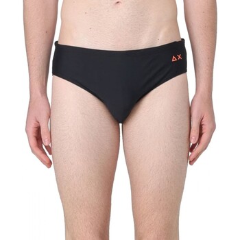 Sun68  Badeshorts Einfarbiger schwarzer Strandslip günstig online kaufen