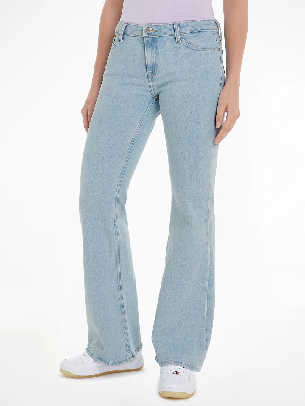Tommy Jeans Bequeme Jeans, mit Ledermarkenlabel günstig online kaufen