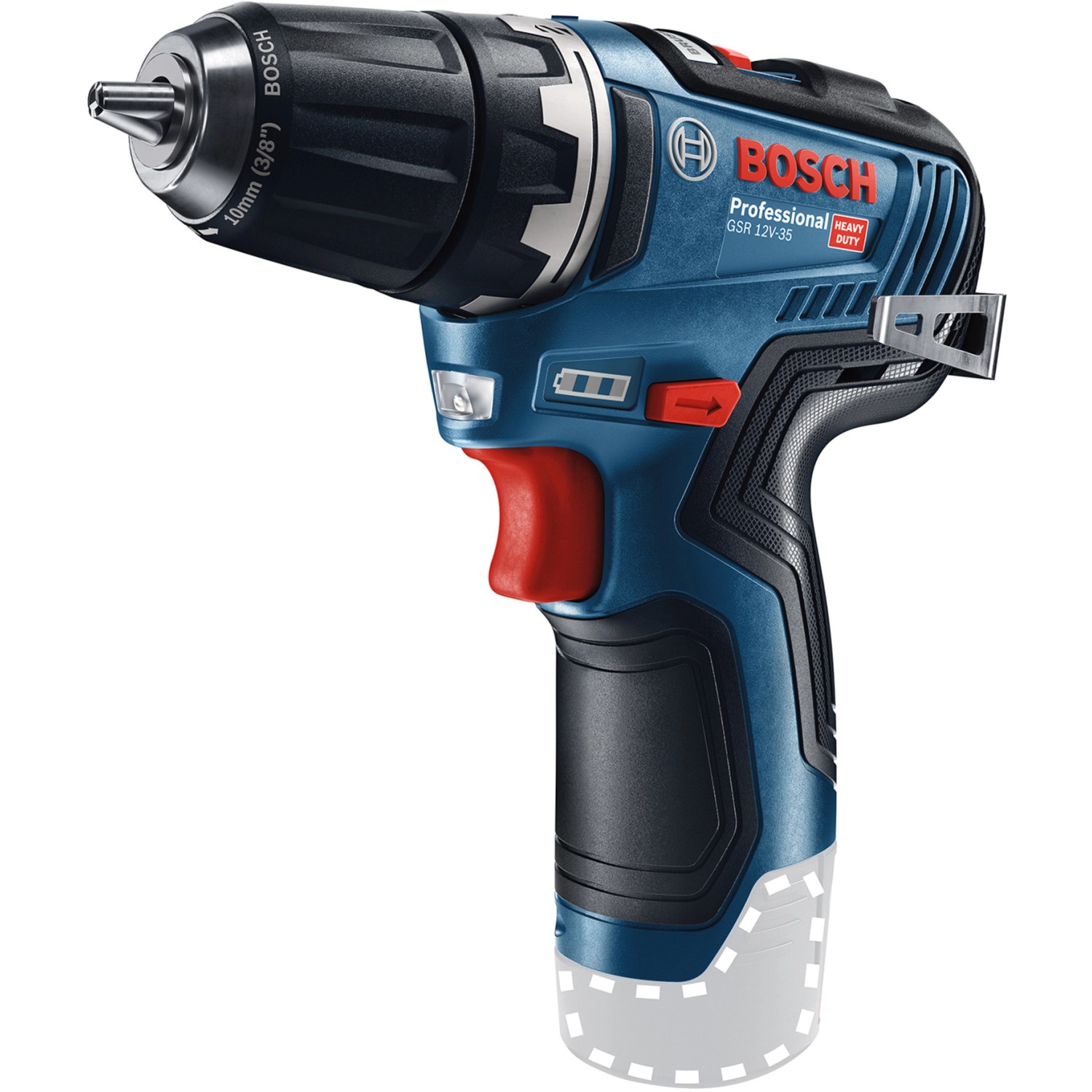 Bosch Professional Akku-Bohrschrauber GSR 12V-35 Solo günstig online kaufen