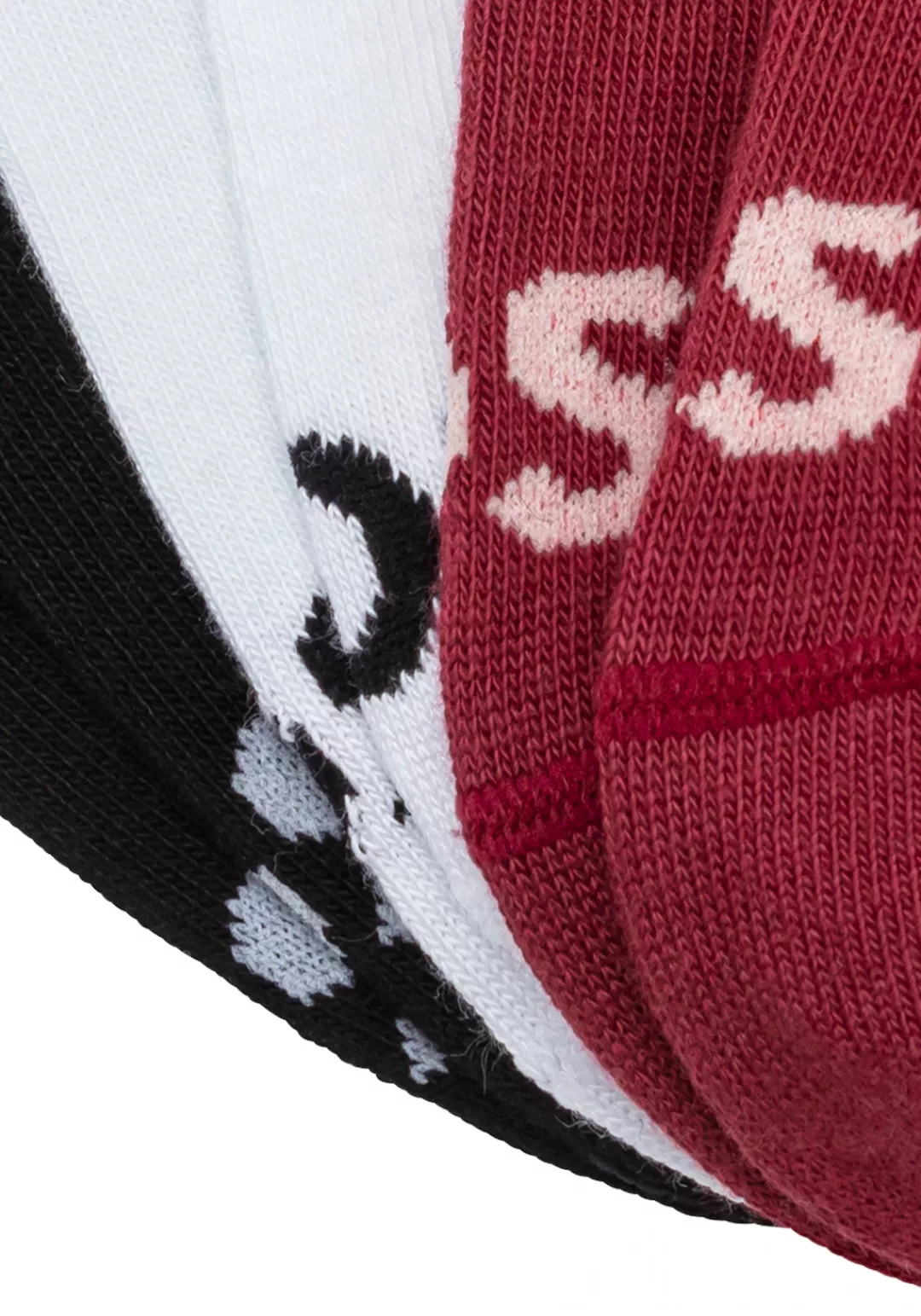 BOSS Sneakersocken "3P AS Logo CC W", (Packung, 3er), mit BOSS Logoschriftz günstig online kaufen