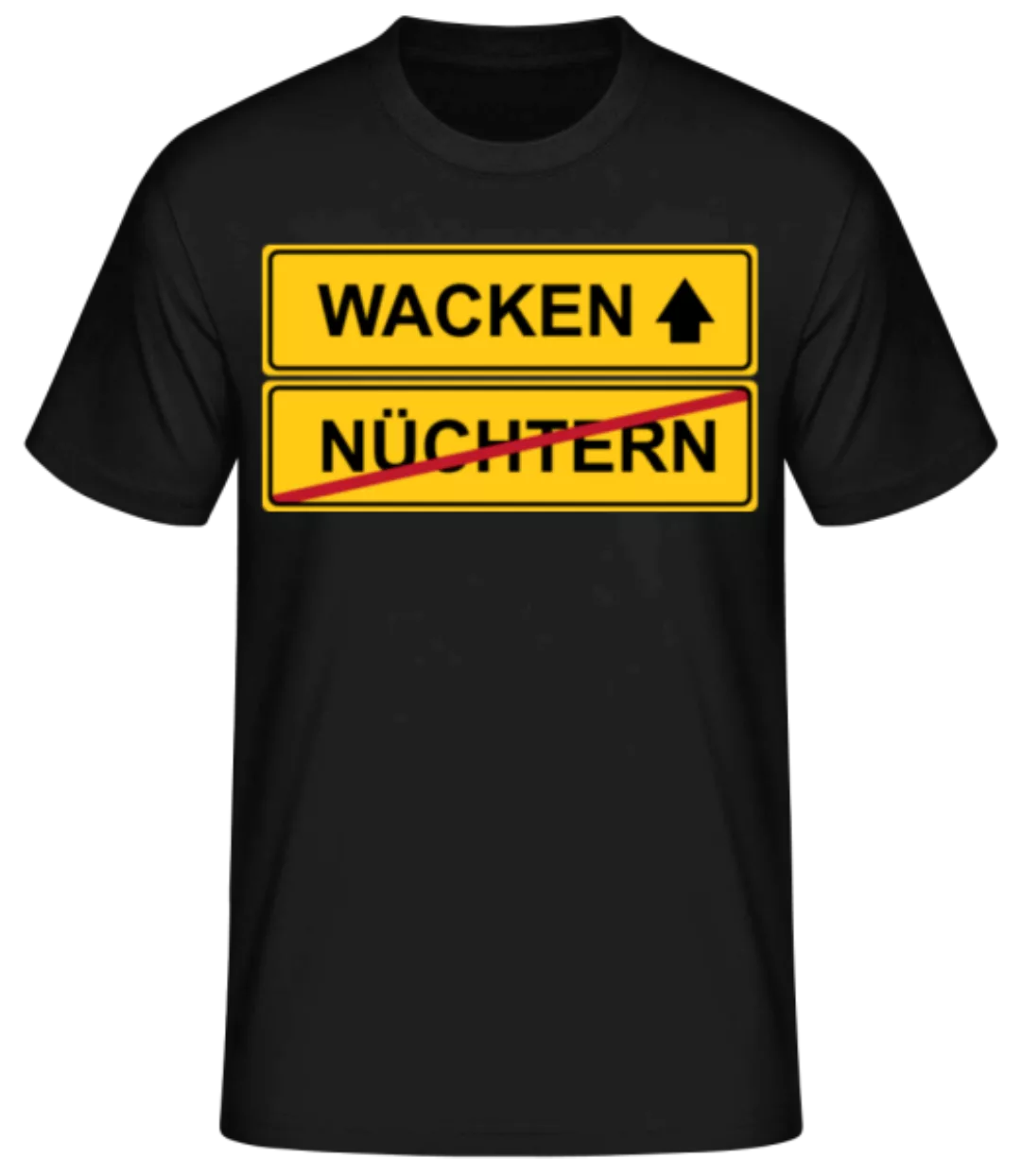 Wacken Nüchtern · Männer Basic T-Shirt günstig online kaufen