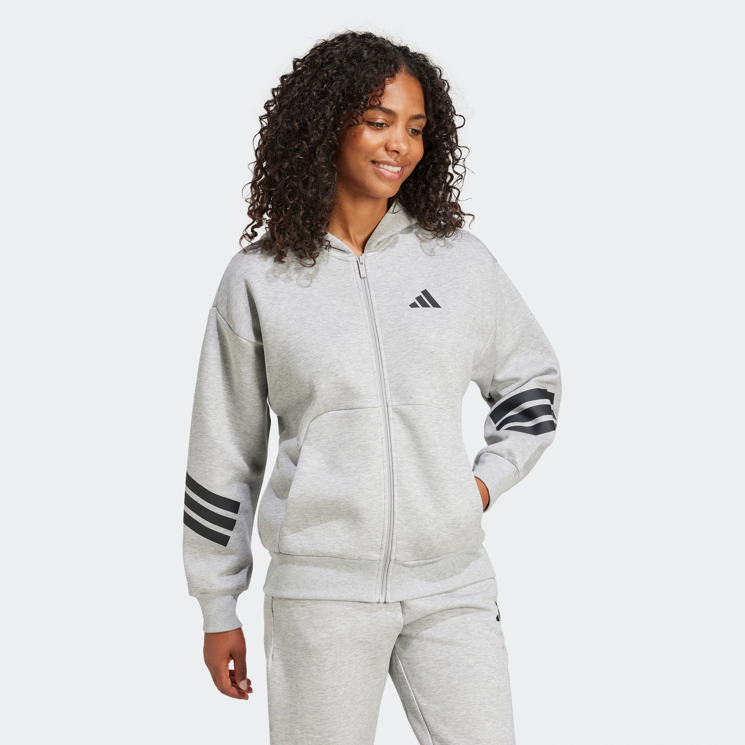 adidas Sportswear Kapuzensweatshirt "W FI 3S FZ HD" günstig online kaufen