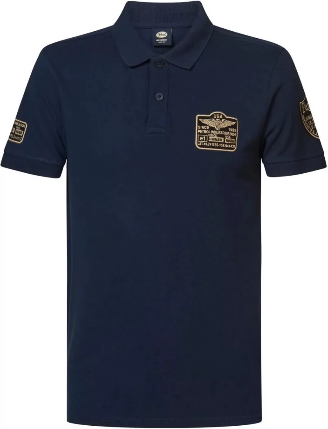 Petrol Poloshirt Seashift Navy - Größe M günstig online kaufen