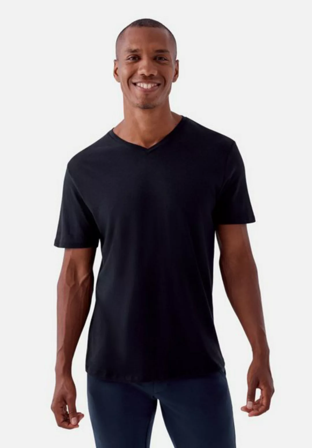 DANISH ENDURANCE T-Shirt V Herren (2er-Pack) aus Modal & Baumwolle, leicht günstig online kaufen