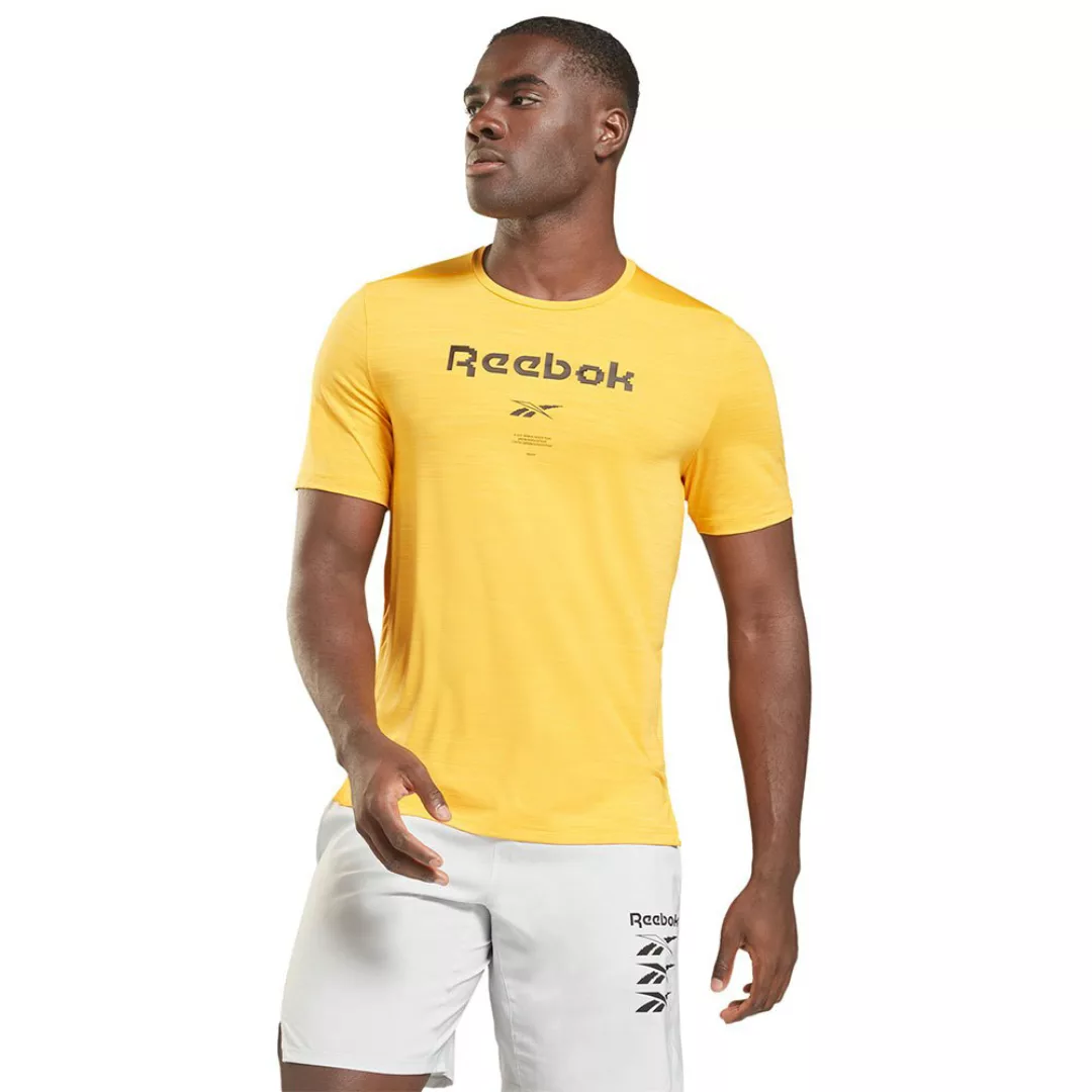 Reebok Activchill Graphic Q3 Kurzärmeliges T-shirt L Semi Solar Gold günstig online kaufen
