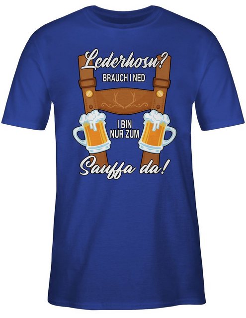 Shirtracer T-Shirt Trachten Outfit Sauffa Lederhose Lausbub Mode für Oktobe günstig online kaufen