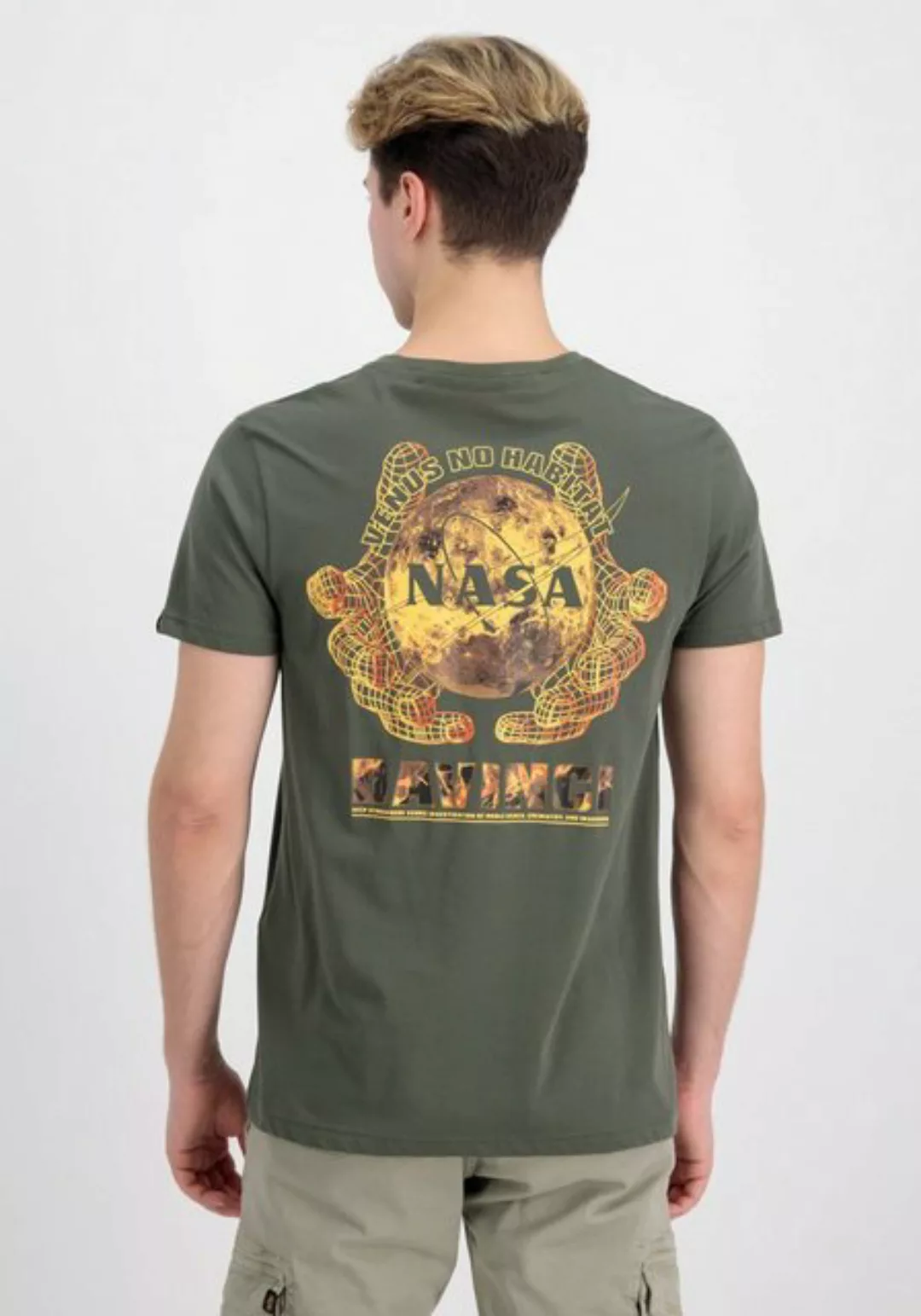 Alpha Industries T-Shirt ALPHA INDUSTRIES Men - T-Shirts NASA Davinci T günstig online kaufen