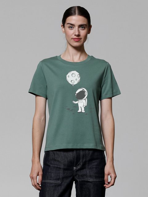 wat? Apparel T-Shirt Kleiner Astronaut mit Luftballon günstig online kaufen