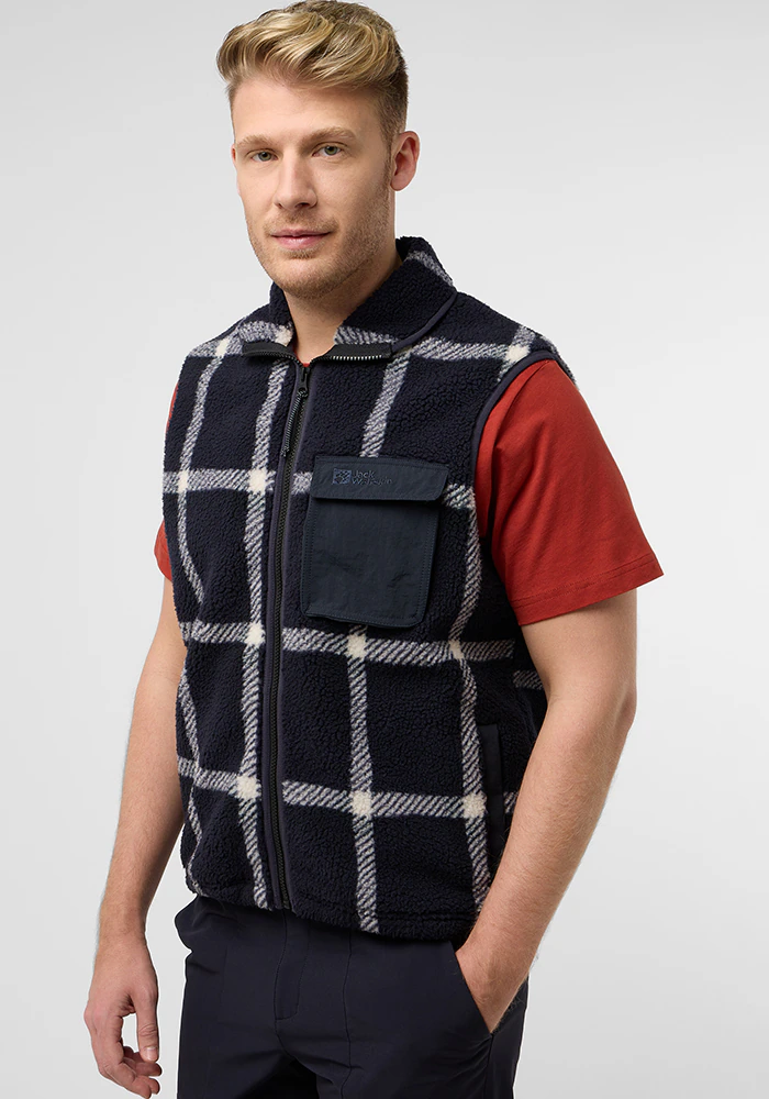 Jack Wolfskin Fleeceweste "FELSLICHT CHECK VEST M" günstig online kaufen