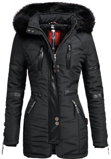 Navahoo Wintermantel Moony stylischer Damen Winter Jacke mit Kapuze günstig online kaufen