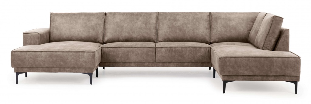 Places of Style Wohnlandschaft »XXL Sofa Oland, Struktur, Flachgewebe, Luxu günstig online kaufen