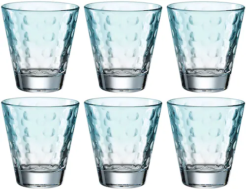 LEONARDO Gläser-Set »OPTIC«, (Set, 6 tlg.), 215 ml, 6-teilig günstig online kaufen