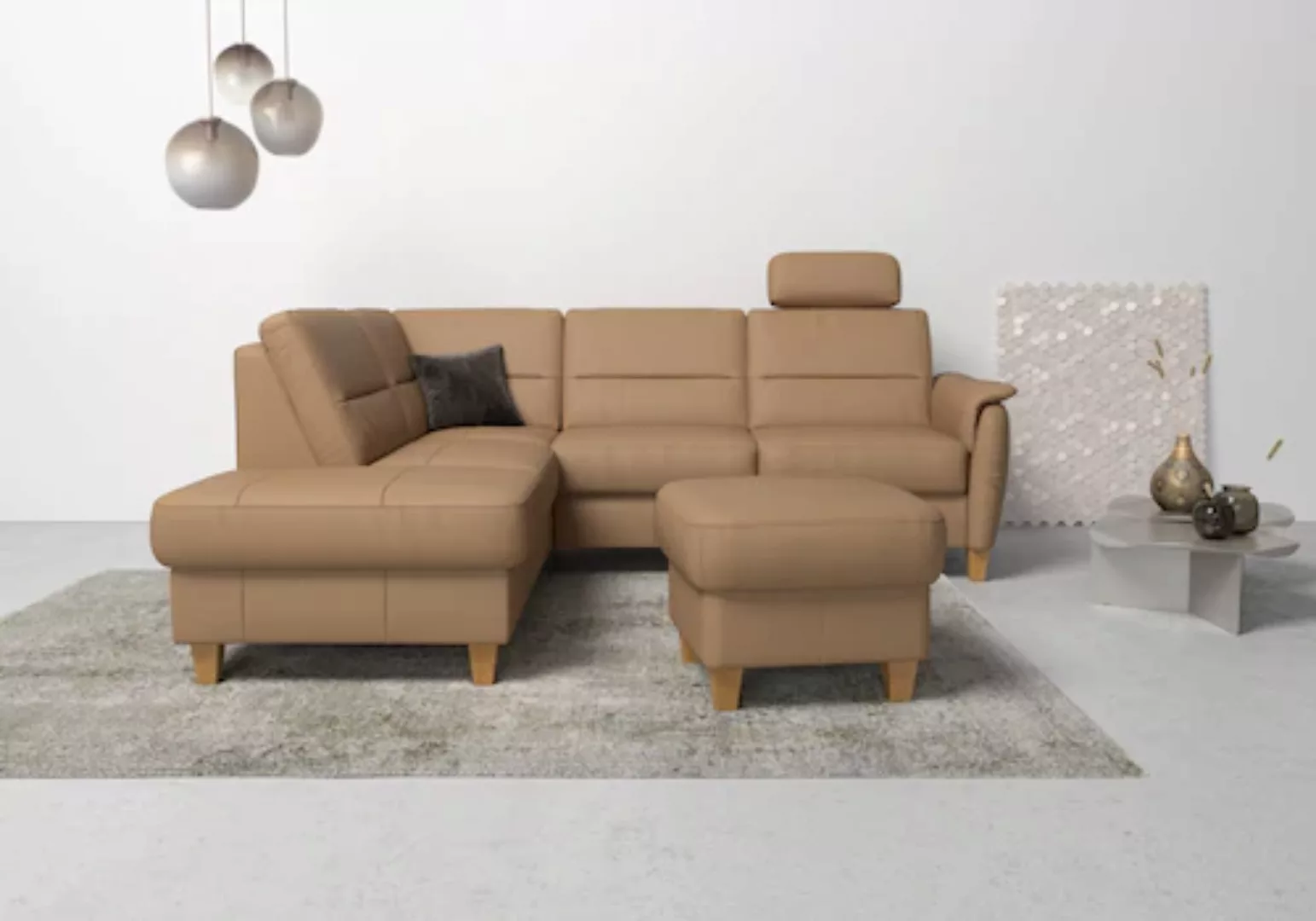 Home affaire Ecksofa "Palmera L-Form" günstig online kaufen