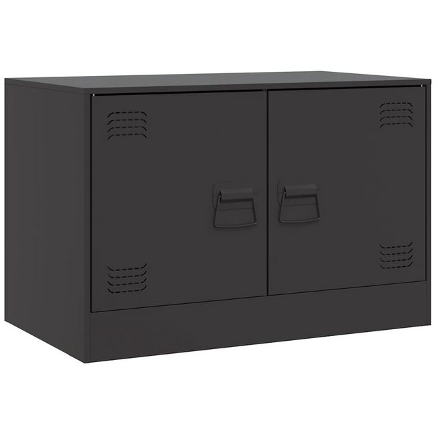 vidaXL Schrankmodule TV-Schrank Schwarz 67x39x44 cm Stahl günstig online kaufen