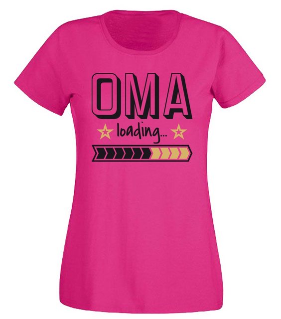 G-graphics T-Shirt Damen T-Shirt - Oma loading … mit trendigem Frontprint, günstig online kaufen