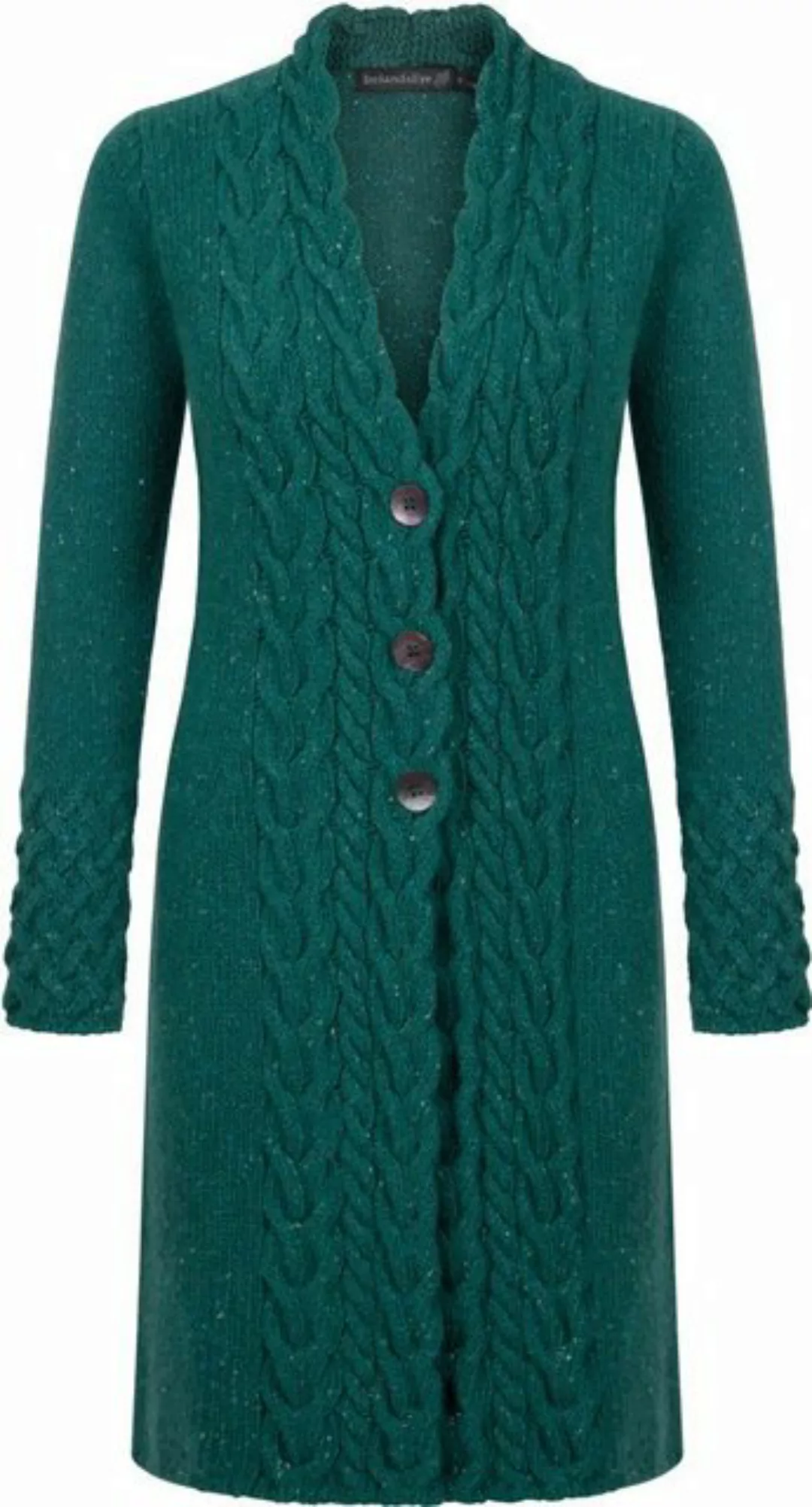 Irelandseye Wolljacke Horseshoe Cable Coat Women günstig online kaufen