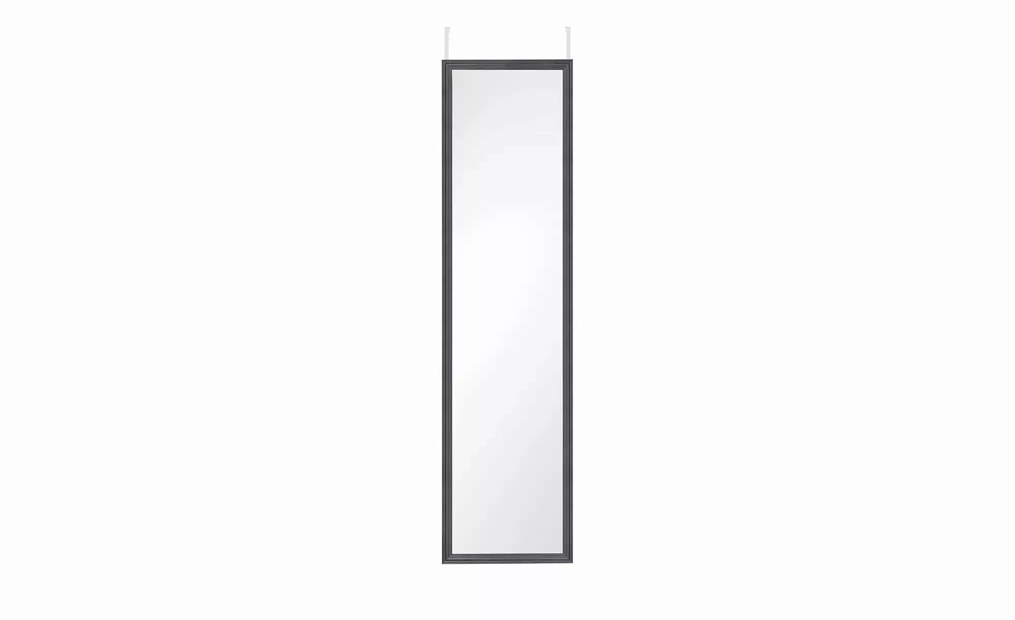 Türhängespiegel  Ballino ¦ schwarz ¦ Glas,Aluminium,Kunststoff ¦ Maße (cm): günstig online kaufen