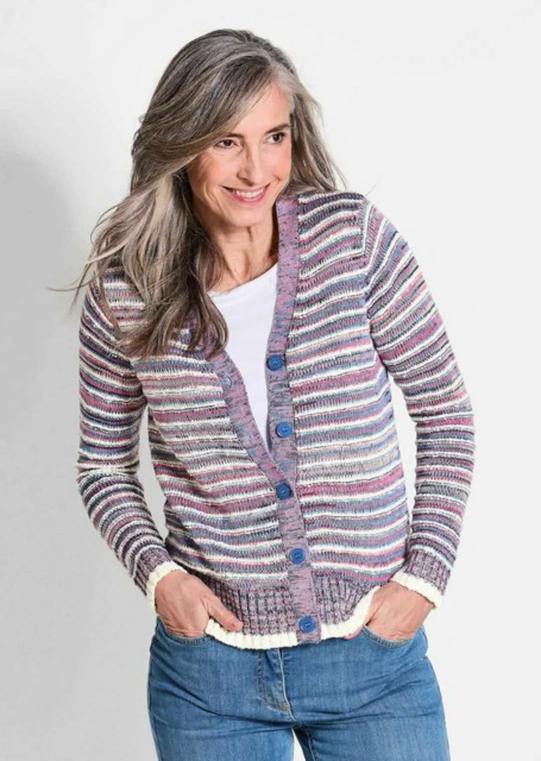 GOLDNER Strickjacke Kurzgröße: Strickjacke günstig online kaufen