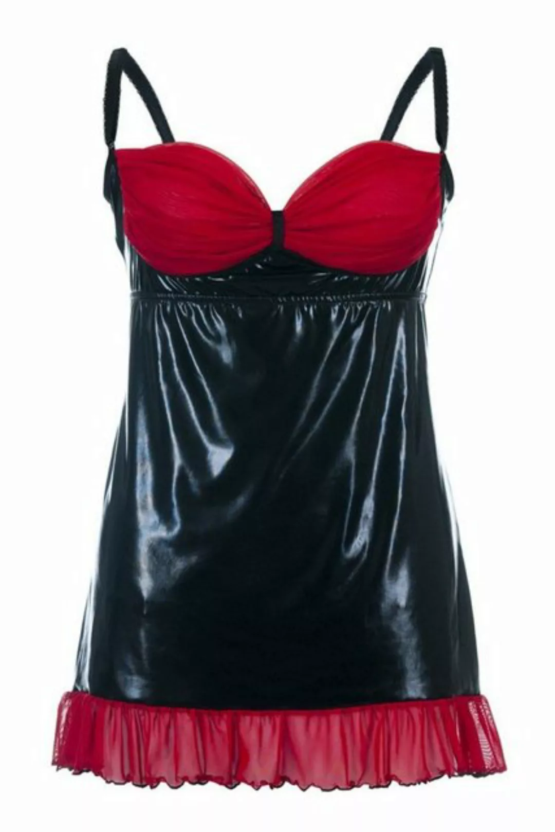 Andalea Minikleid Minikleid in schwarz/rot - 42/44 günstig online kaufen