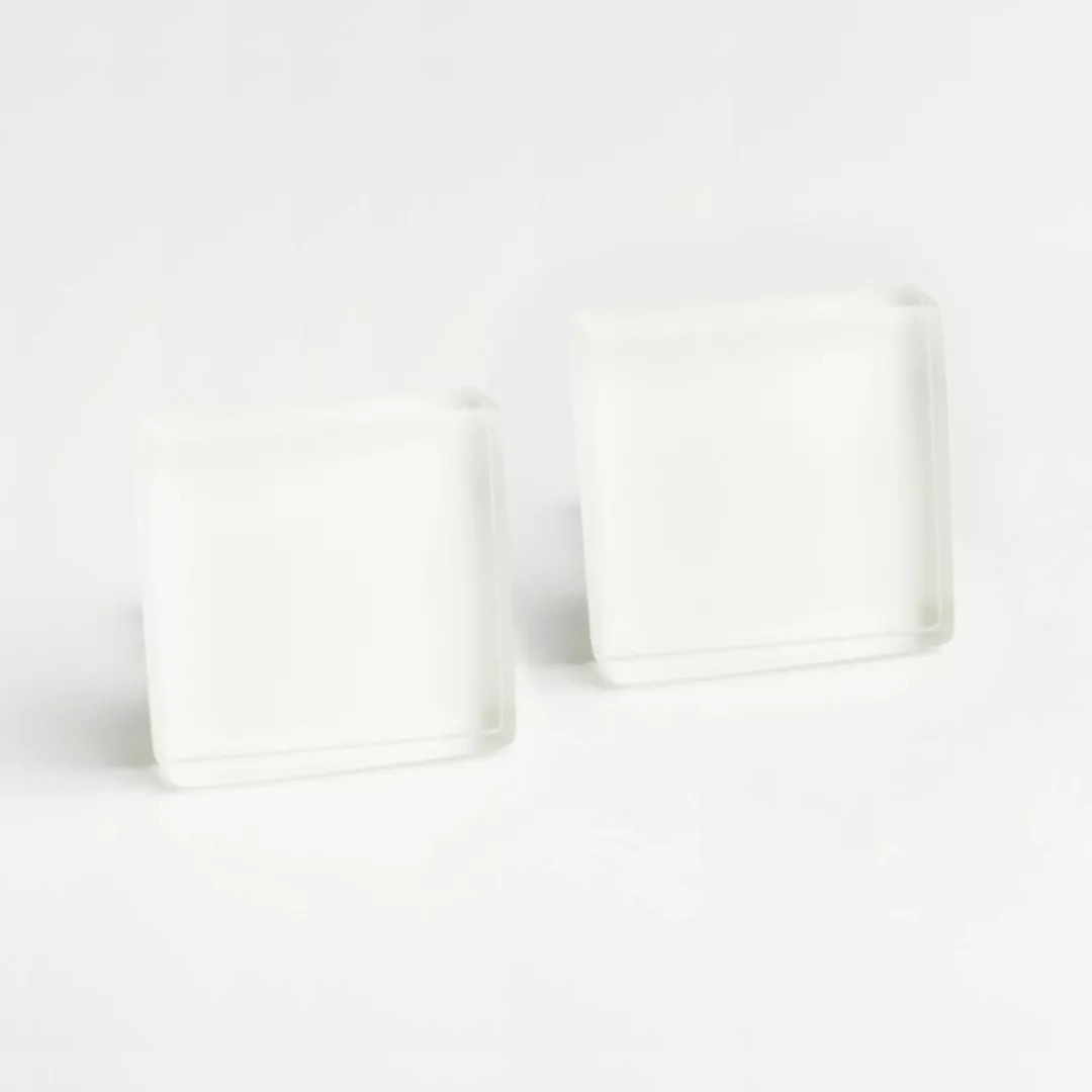 Minimalistische Ohrclips Aus Glas | Pureform günstig online kaufen