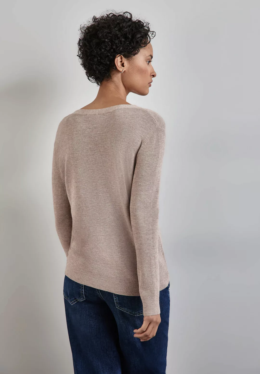 STREET ONE Strickpullover, aus Feinstrick günstig online kaufen