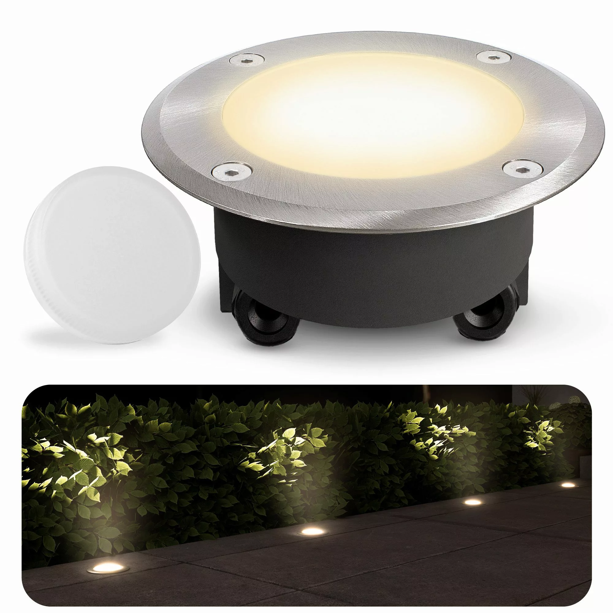 SSC-LUXon LED Gartenstrahler VISKOS Bodeneinbauleuchte mit günstig online kaufen
