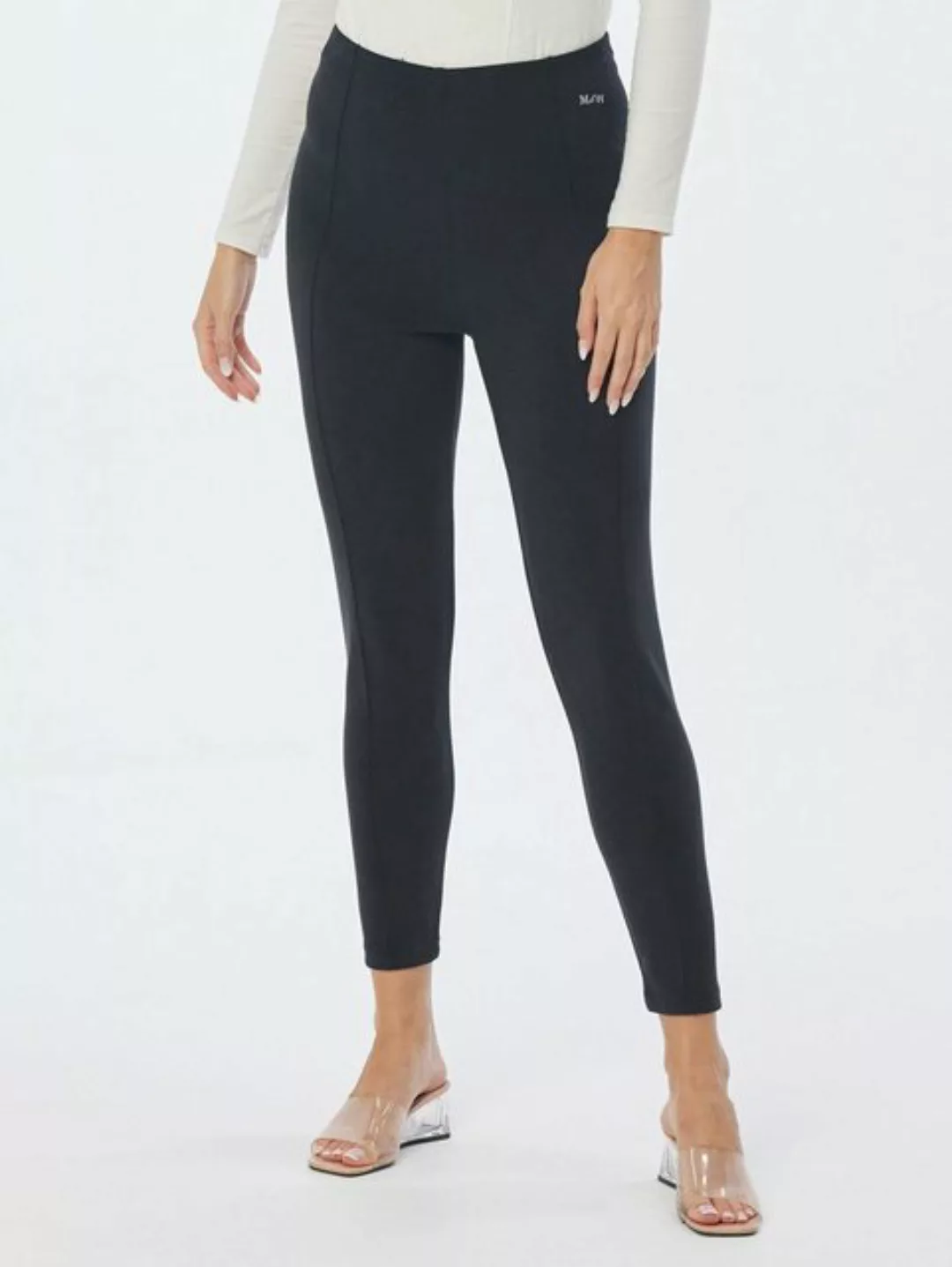 MONACO blue WEEKEND Leggings Stoffhose figurbetont mit Biesen günstig online kaufen