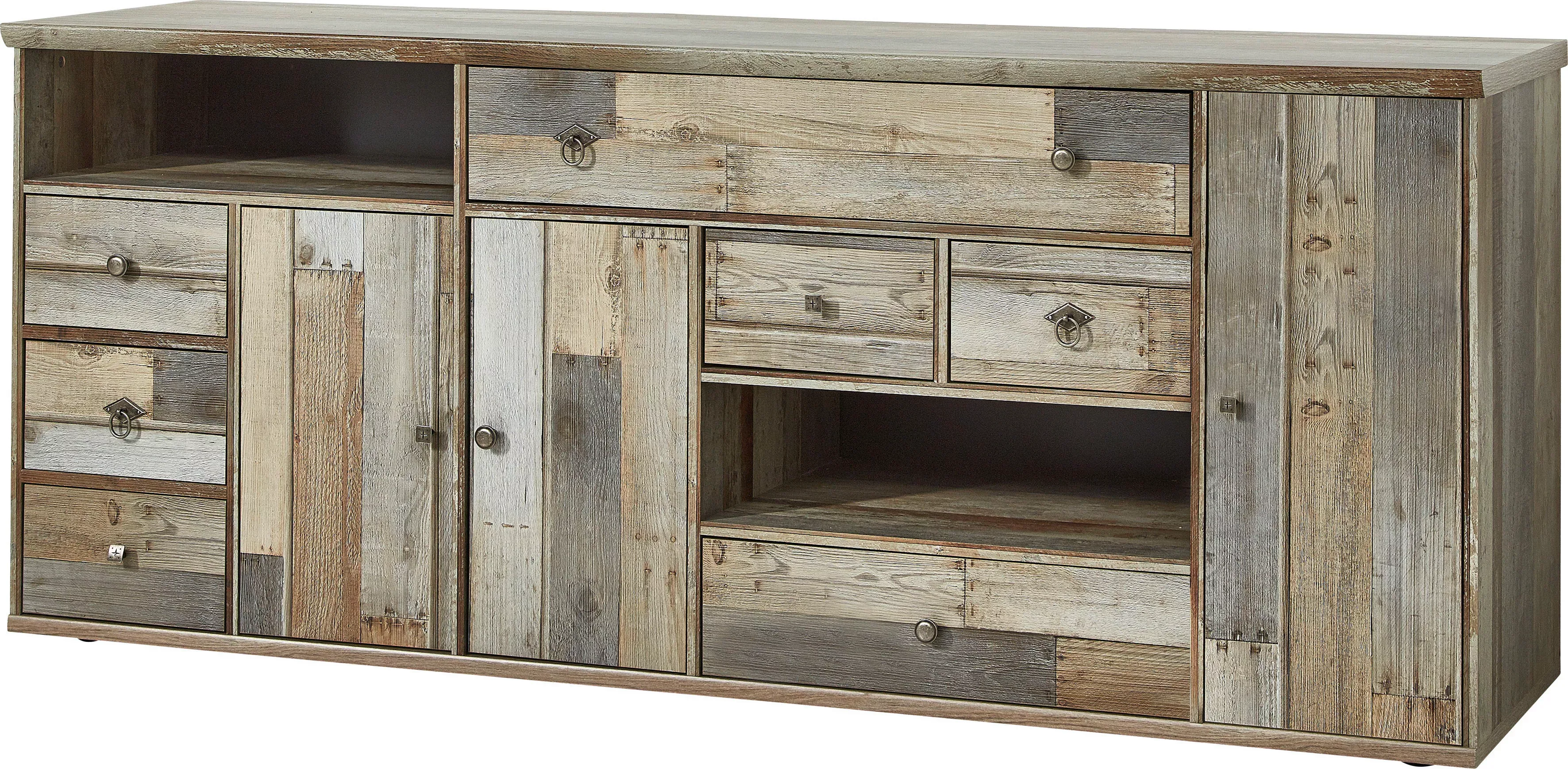 Innostyle Sideboard "BONANZA", (1 St.), 3 Holztüren, 7 Schubladen, 9 Fächer günstig online kaufen