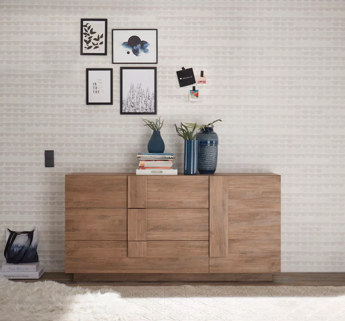 INOSIGN Sideboard "Jupiter", Breite 181cm mit 3 Schubkästen günstig online kaufen