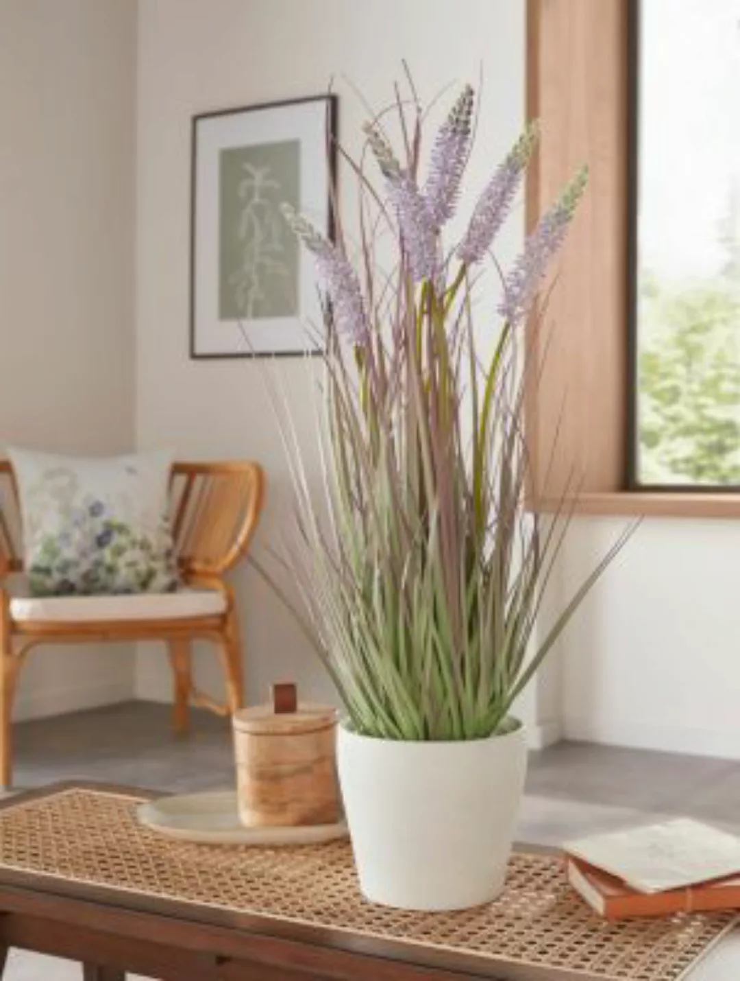 HOME Living Pflanze Lavendel Kunstpflanzen lila günstig online kaufen