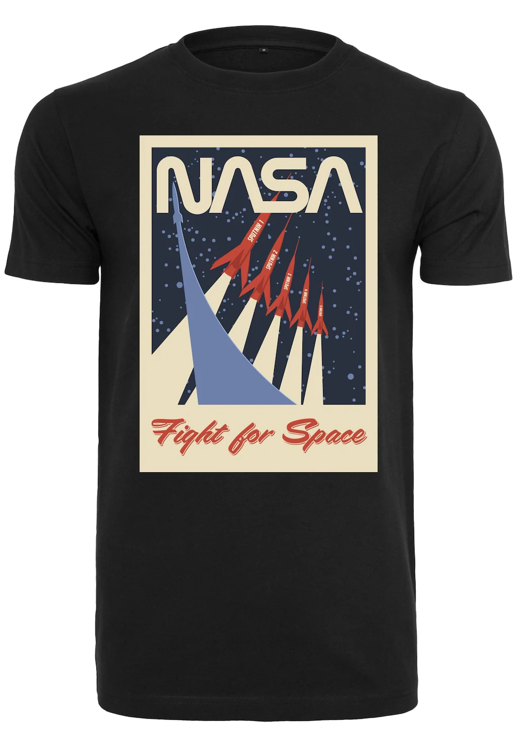 MisterTee Kurzarmshirt "MisterTee Herren NASA Fight For Space Tee" günstig online kaufen