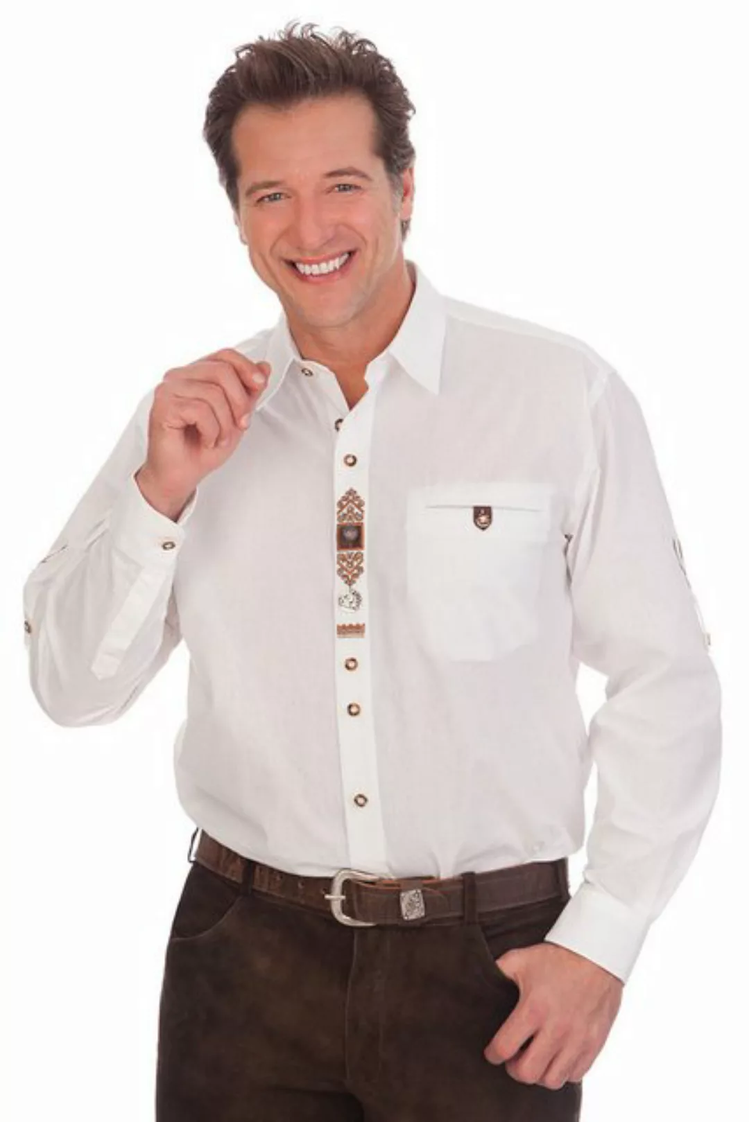 orbis Trachtenhemd Trachtenhemd - H1539 - weiß günstig online kaufen
