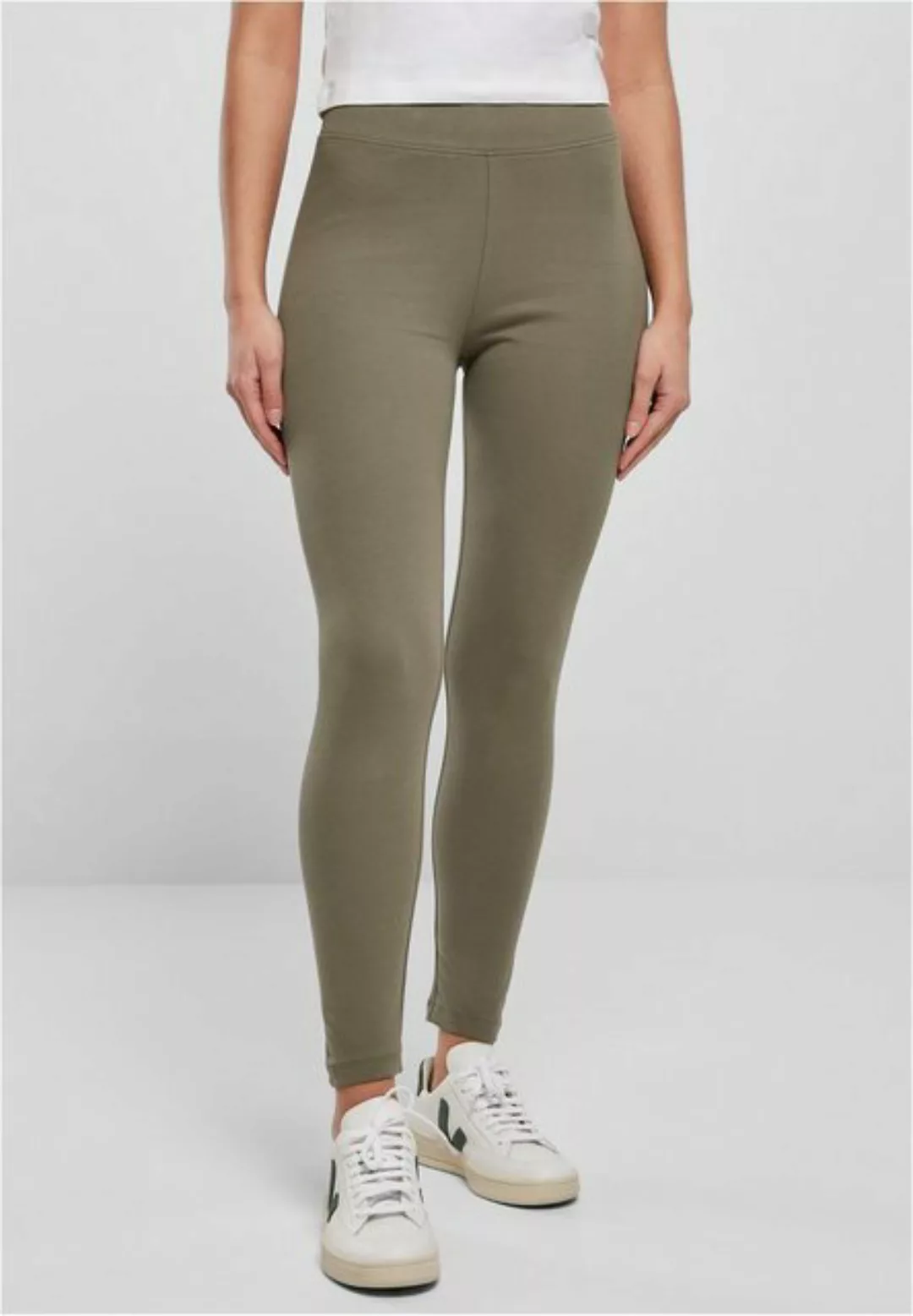 URBAN CLASSICS Leggings Damen Ladies High Waist Jersey Leggings (1-tlg) günstig online kaufen