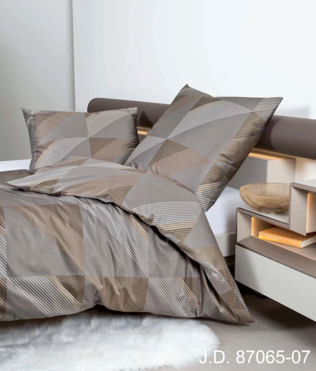 Janine Bettwäsche JD, Mako-Satin, 2 teilig, günstig online kaufen