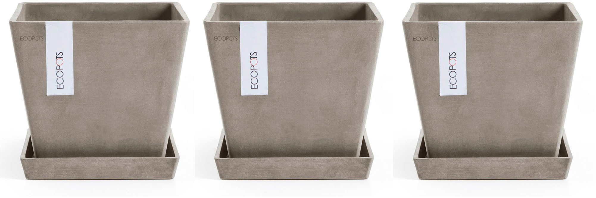 ECOPOTS Blumentopf Rotterdam (Set, 3 St), günstig online kaufen