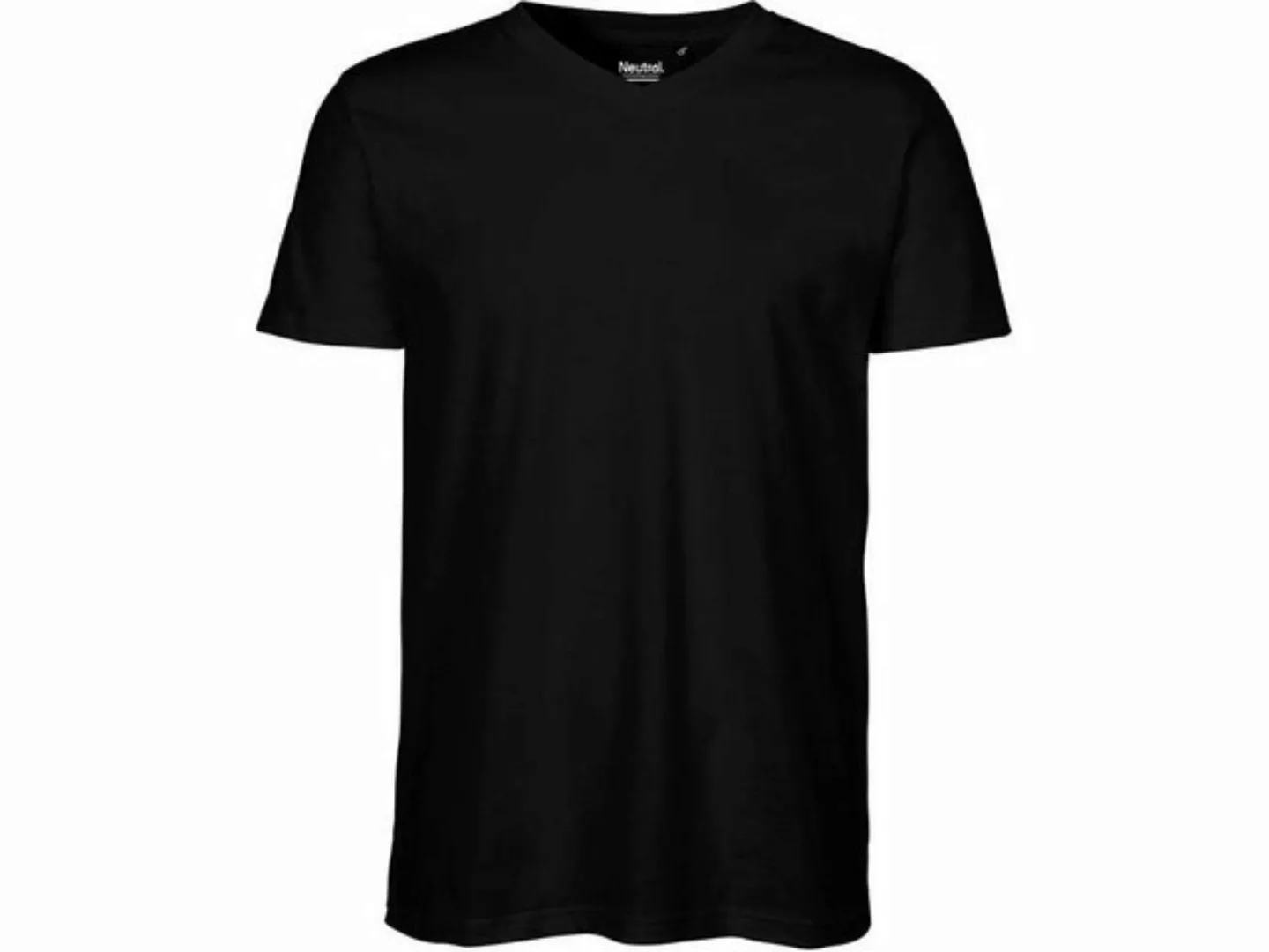 Neutral T-Shirt Neutral Bio-Herren-T-Shirt mit V-Ausschnitt günstig online kaufen