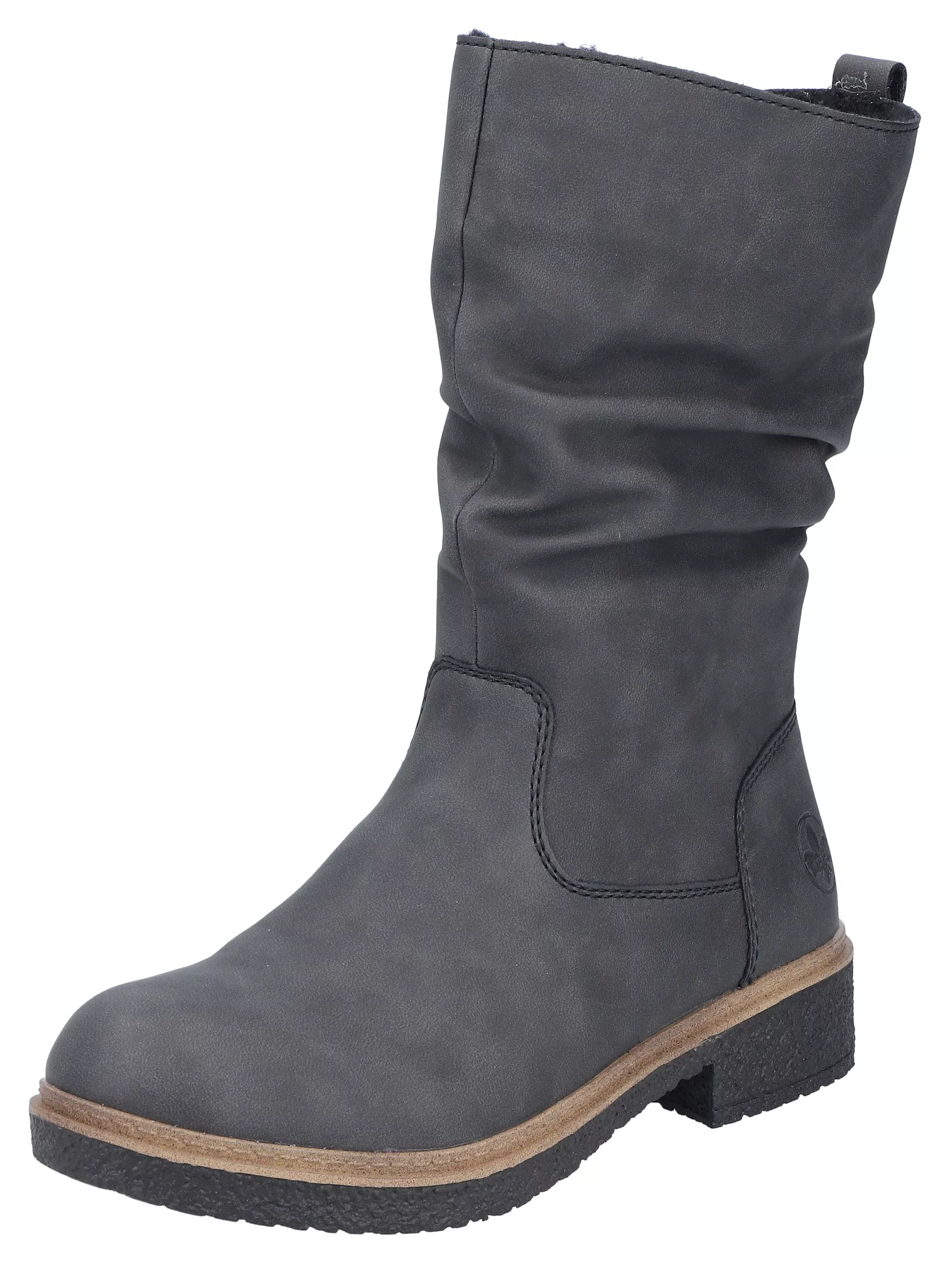 Rieker Winterstiefel, Klassik-Stiefel, Blockabsatz, slouchy Schaft, mit War günstig online kaufen