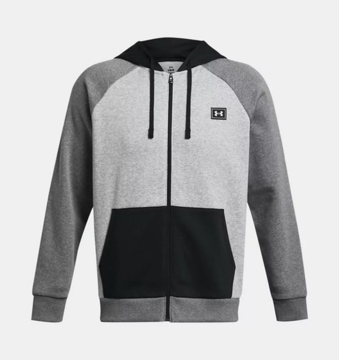 Under Armour® Funktionsjacke UA RIVAL FLC FZ COLORBLOCK MOD GRAY LIGHT HEAT günstig online kaufen