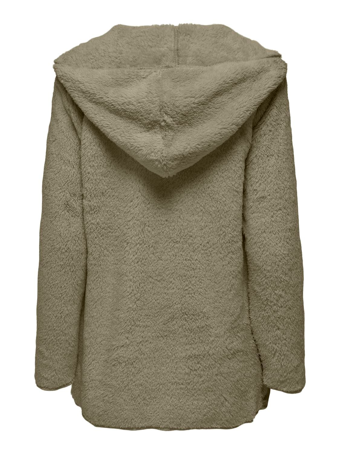 ONLY Fellimitatmantel "ONLCONTACT HOOD SHERPA COAT OTW CC" günstig online kaufen