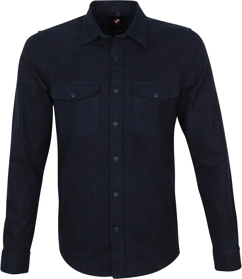 Suitable Melton Overshirt Navy - Größe XXL günstig online kaufen