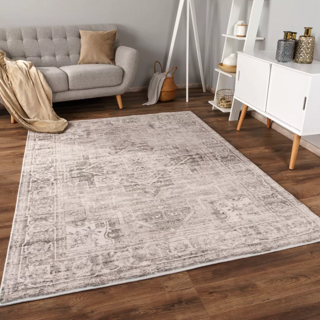 Paco Home Teppich »Cambridge 461«, rechteckig, Kurzflor, orientalisches Mus günstig online kaufen