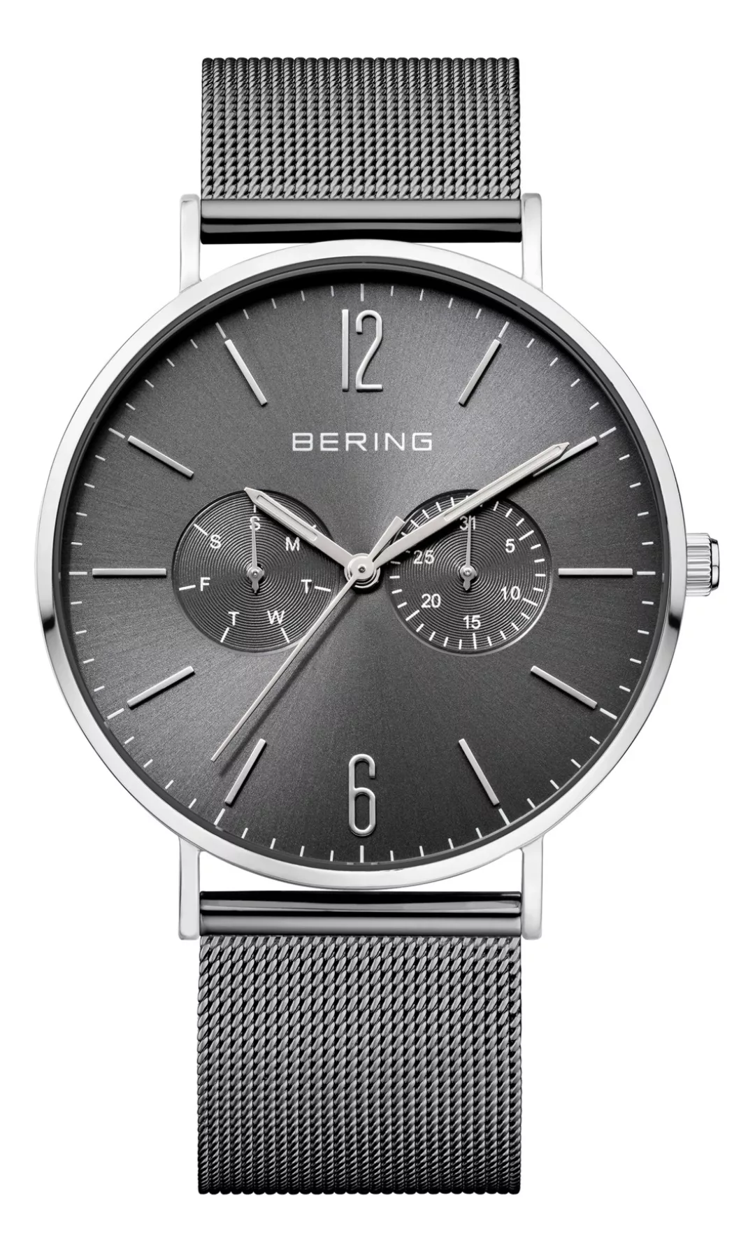 Bering Multifunktionsuhr mit Milanaise Armband 14240-308 Herrenuhr günstig online kaufen
