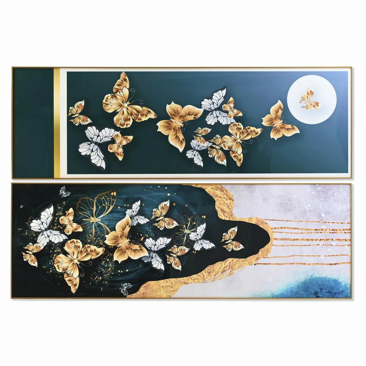 Bild Dkd Home Decor Schmetterlinge (180 X 3 X 60 Cm) (2 Stück) günstig online kaufen