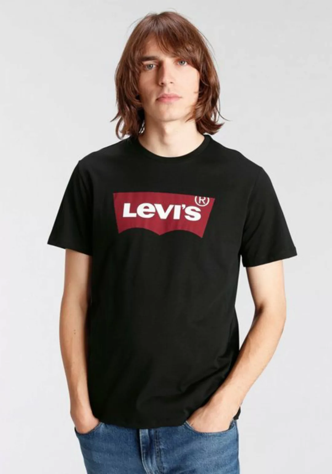 Levi's® T-Shirt Batwing Logo Tee mit Logo-Front-Print günstig online kaufen