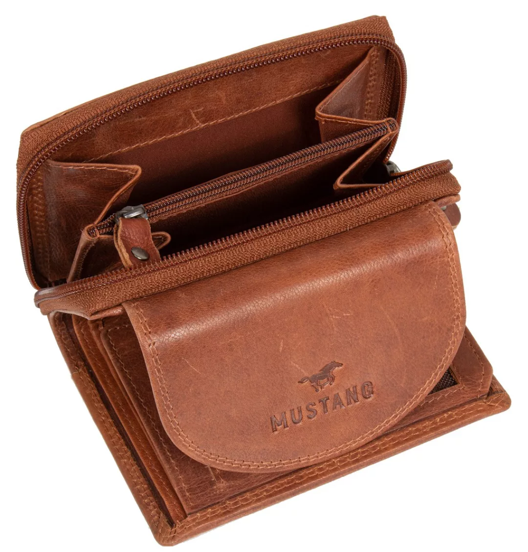 MUSTANG Geldbörse "Udine leather wallet top opening", im praktischen Format günstig online kaufen